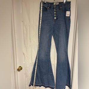 NWT Free People Just Float On bell bottom jeans